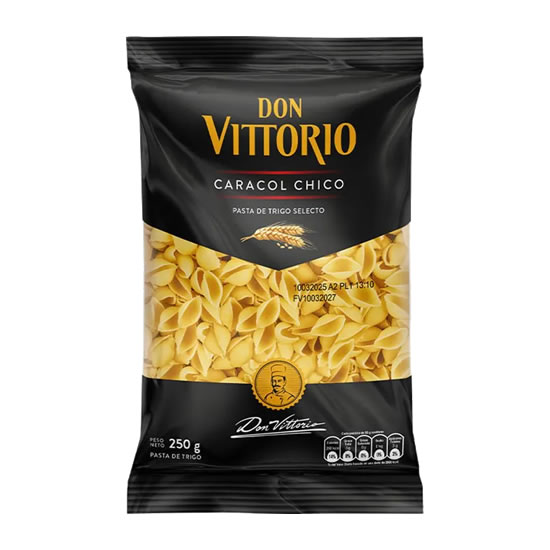Fideos Caracol DON VITTORIO Bolsa 250g